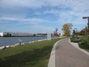 Fox River Trail in Green Bay, Wisconsin