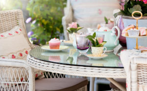 Mother's Day high tea in the garden