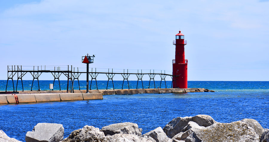 Visit the Accessible Boardwalk and Lighthouse in Algoma, Wisconsin